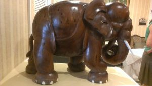 Giant Elephant at the entrance to the National Republican Club