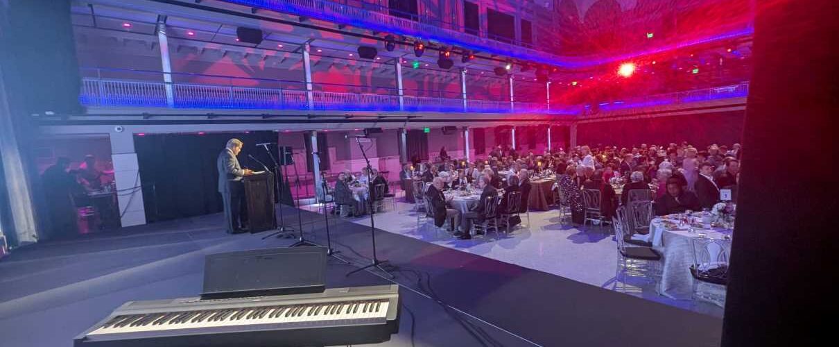 Solo piano at the Baltimore Choral Arts 2025 Gala at the M&T Bank Exchange.