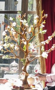 Cherry Blossom decorations at the St Regis